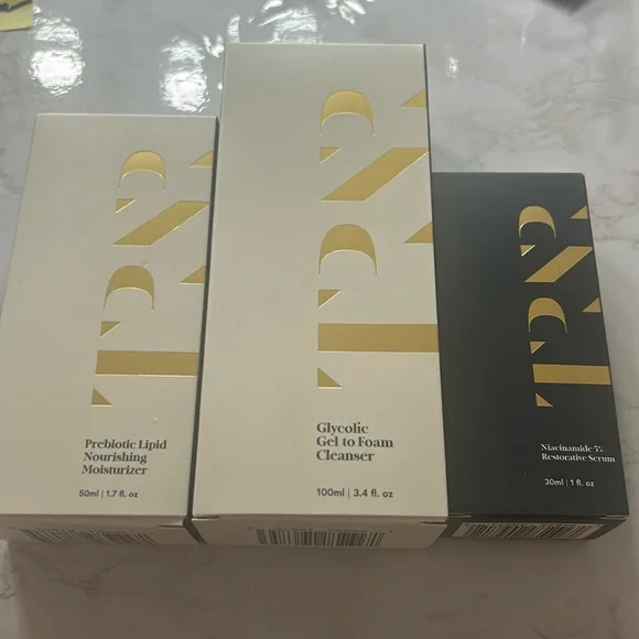 NIB TRNR SKIN BUNDLE (3) lipid moisturizer, niacinamide serum, glycolic cleanser